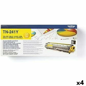 Original Toner Brother HL3140CW/HL3150CDW Yellow (4 Units)-0