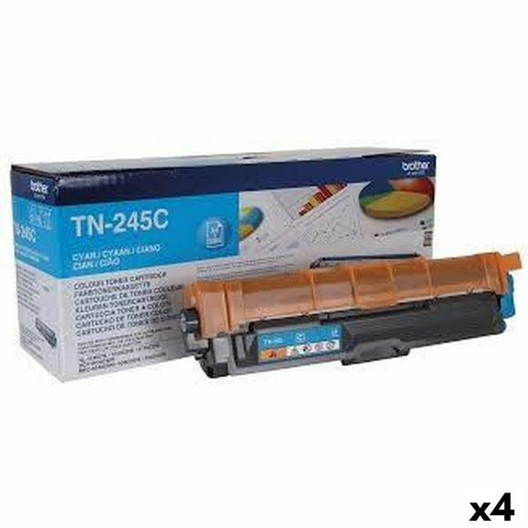 Original Toner Brother HL3140CW/HL3150CDW Cyan (4 Units)-0