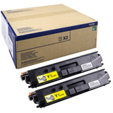 Original Toner Brother TN-329YTWIN Yellow Black-0