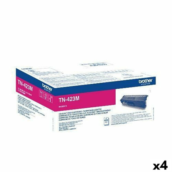 Original Toner Brother HLL8260CDW,HLL8360CDW/HLL9310CDW TN423M Magenta (4 Units)-0