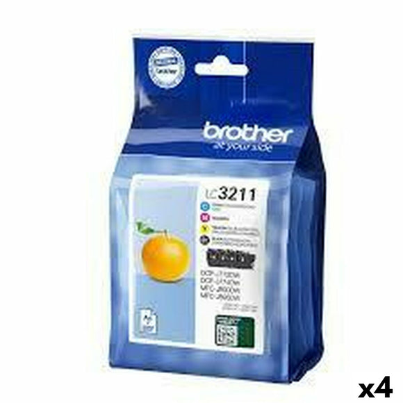 Original Ink Cartridge Brother LC3211 Yellow (4 Units)-0