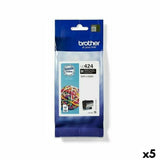 Original Ink Cartridge Brother LC424 Black (5 Units)-0