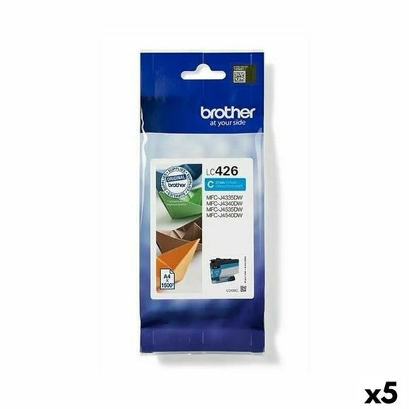 Original Ink Cartridge Brother LC426 Cyan (5 Units)-0
