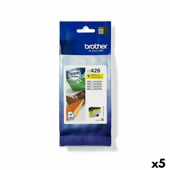 Original Ink Cartridge Brother LC426 Yellow (5 Units)-0