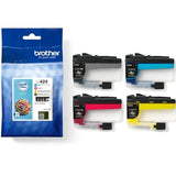 Original Ink Cartridge Brother LC424 Yellow (4 Units)-1