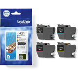 Original Ink Cartridge Brother MFC-J1010DW / DCP-J1050DW Yellow (4 Units)-2
