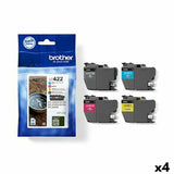 Original Ink Cartridge Brother LC422 Yellow (4 Units)-0