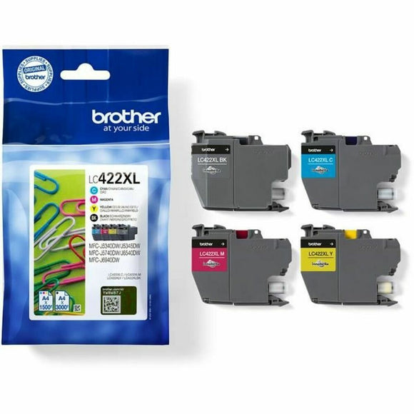 Original Ink Cartridge Brother LC-422XLVAL Multicolour-0