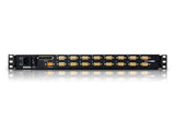 Aten CL5716N Rack Console 48.3 cm (19") Black 1U