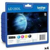 Original Ink Cartridge Brother LC1280XL Yellow Blue Black Magenta (4 Units)-0