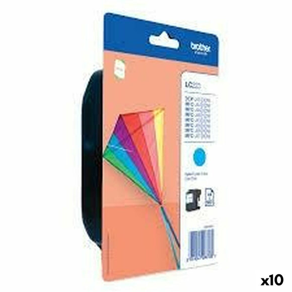 Original Ink Cartridge Brother MFC-J4420DW J4620DW Cyan (10 Units)-0