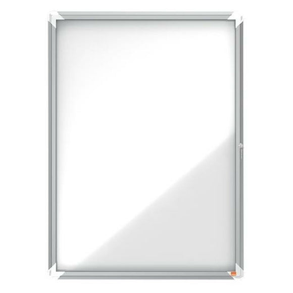 Bulletin board Nobo Premium Plus Magnetic White Silver Metal Crystal-0