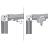 Magnetic board Nobo Premium Plus White Aluminium 240 x 120 cm-4