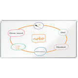 Magnetic board Nobo Premium Plus White Aluminium Steel-7