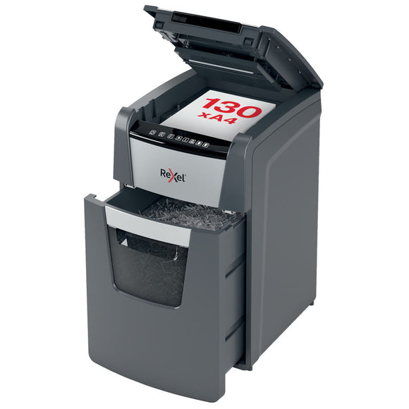 Micro-Cut Paper Shredder Rexel AutoFeed+ 130M 130 Sheets-0