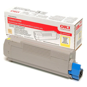 Original Toner OKI 43324421 Yellow-0