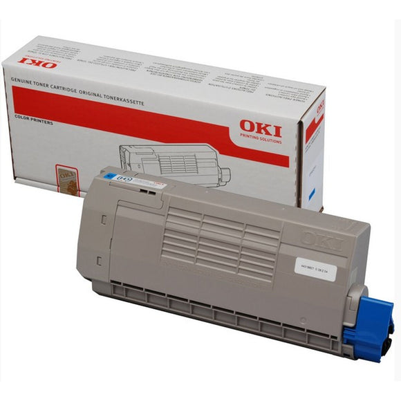 Original Toner OKI C711 C710 C711WT Cyan-0