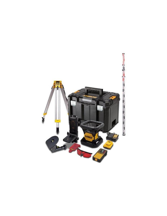 DeWALT 18V XR Li-Ion rotejosais lazeris - sarkans-0