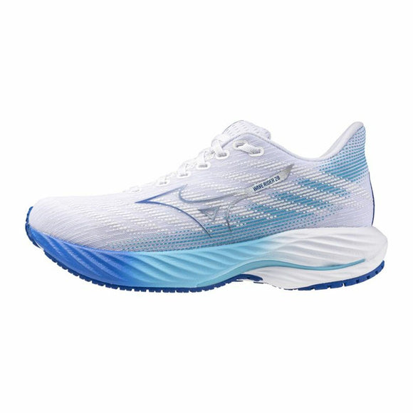 Running Shoes for Adults Mizuno Wave Rider 28 White-0