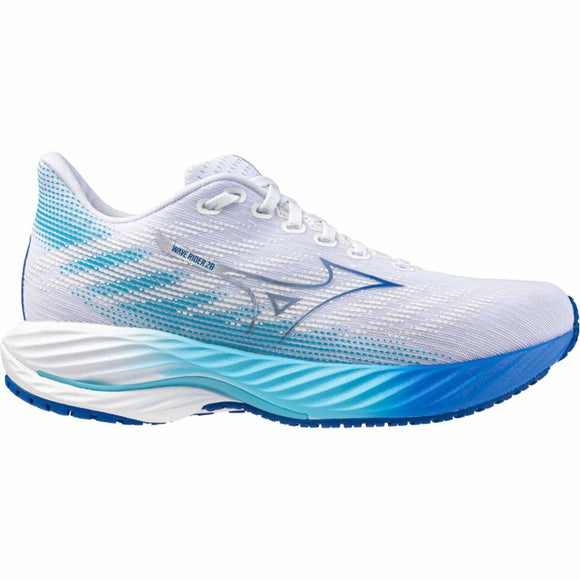 Running Shoes for Adults Mizuno Wave Rider 28 White Lady-0