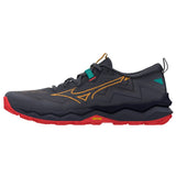 Men's trail running shoes (mountain running) Mizuno Wave Daichi 9 Dark grey-3