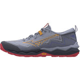 Trail running shoes for women Mizuno Wave Daichi 9 Grey-5