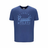Short Sleeve T-Shirt Russell Athletic Amt A30211 Blue Men-0