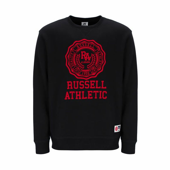 Men’s Sweatshirt without Hood Russell Athletic Ath Rose Black-0