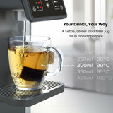 Water Dispenser Aqua Optima STAUR001 Black Plastic-7