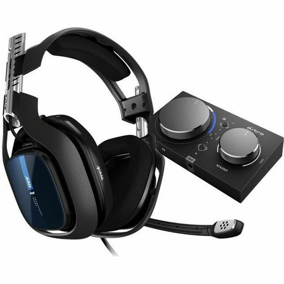 Headphones with Microphone Astro A40 TR + MixAmp Pro 939 Black Black/Blue-0