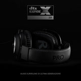 Headphones with Microphone Logitech PRO X Gaming Headset Black-50