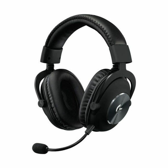 Headphones with Microphone Logitech Pro X Black-0