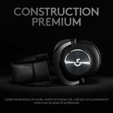 Headphones with Microphone Logitech PRO X Gaming Headset Black-32