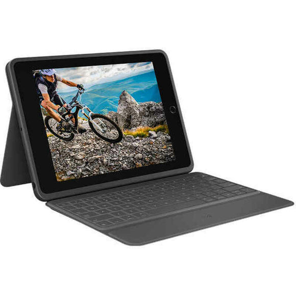 Bluetooth Keyboard with Support for Tablet Logitech Rugged Folio-0