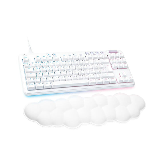 Keyboard Logitech 920-010414 White Spanish Spanish Qwerty QWERTY-0