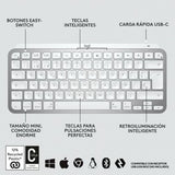 Keyboard Logitech MX Keys Mini Grey Silver Spanish Qwerty QWERTY-20