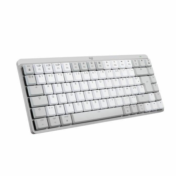 Wireless Keyboard Logitech MX Mini Mechanical for Mac White White/Grey French AZERTY-0
