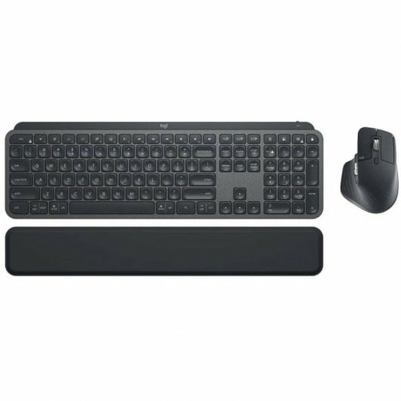 Keyboard Logitech MX Keys S Combo Spanish Qwerty Black Grey Graphite-0