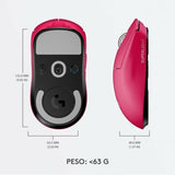 Mouse Logitech  G PRO X SUPERLIGHT 2 LIGHTSPEED Pink Magenta-2