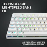 Keyboard and Mouse Logitech 920-012145 White French AZERTY-4
