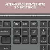 Keyboard Logitech Grey Spanish Qwerty QWERTY-7