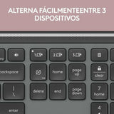 Keyboard Logitech Grey Spanish Qwerty QWERTY-3