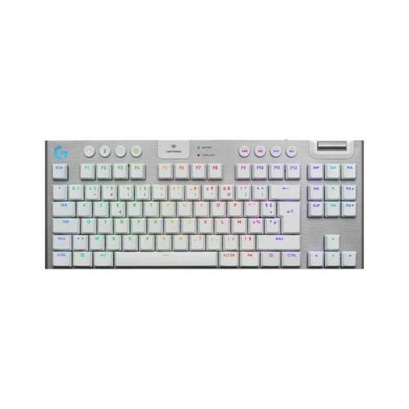 Keyboard Logitech G915 X White French AZERTY-0