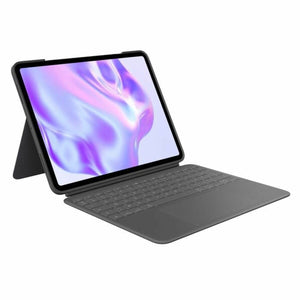 Tablet cover Logitech iPad Pro Black Grey Graphite AZERTY QWERTY Qwerty US-0