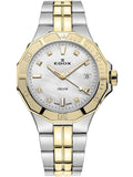 Edox Watch 53020-357JM-NADD Quartz 20 ATM Date Sapphire Glass Official Box