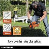 Hedge trimmer Powerplus 20 V-4