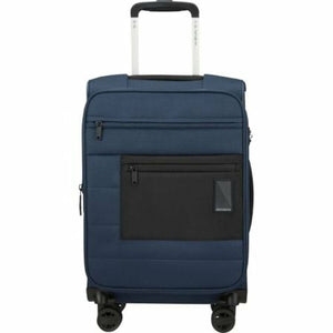 Cabin suitcase Samsonite Vaycay Spinner Expansible Blue 41 L 55 x 35 x 25 cm-0