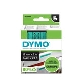 Laminated Tape for Labelling Machines Dymo D1 45809 LabelManager™ Black Green (5 Units)-1