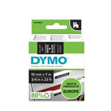 Laminated Tape for Labelling Machines Dymo D1 45811 LabelManager™ White Black (5 Units)-1