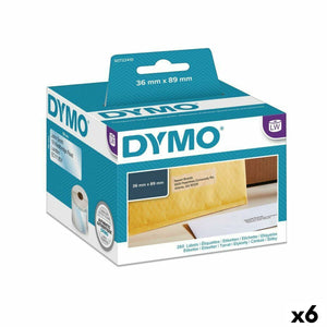 Printer Labels Dymo 89 x 36 mm LabelWriter™ Transparent (6 Units)-0